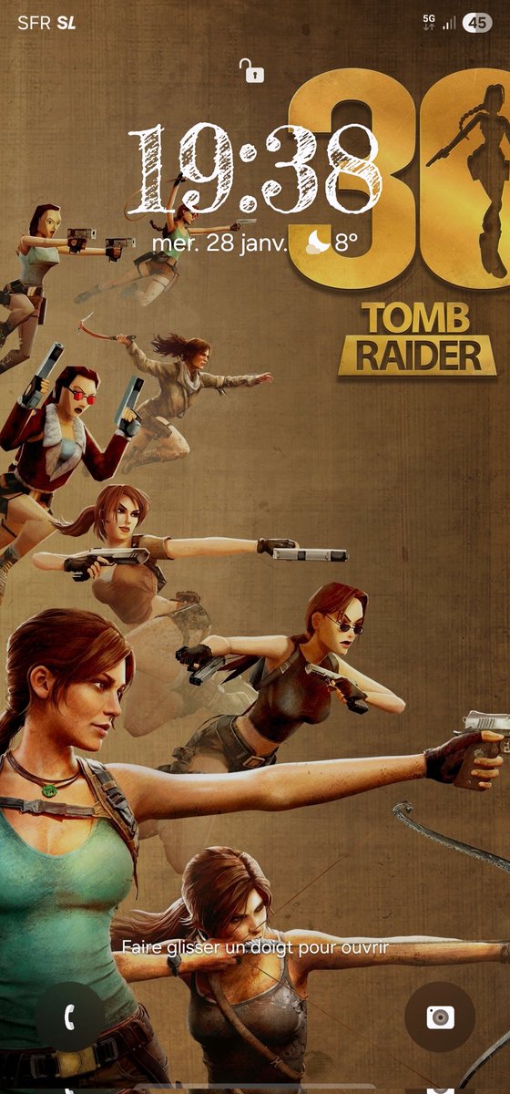 Vraiment beau ! Mon nouveau fond d'écran de verrouillage de téléphone