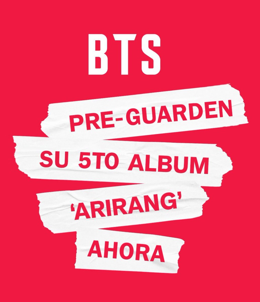 sofibangtan13's tweet photo. SIGAN COMPARTIENDO EL LINK PARA PRE-GUARDAR 'ARIRGAN' QUE TENEMOS UN RECORD QUE ROMPER‼️

🖇 https://t.co/9g4zoeCOjY https://t.co/VKsbcwIXMt