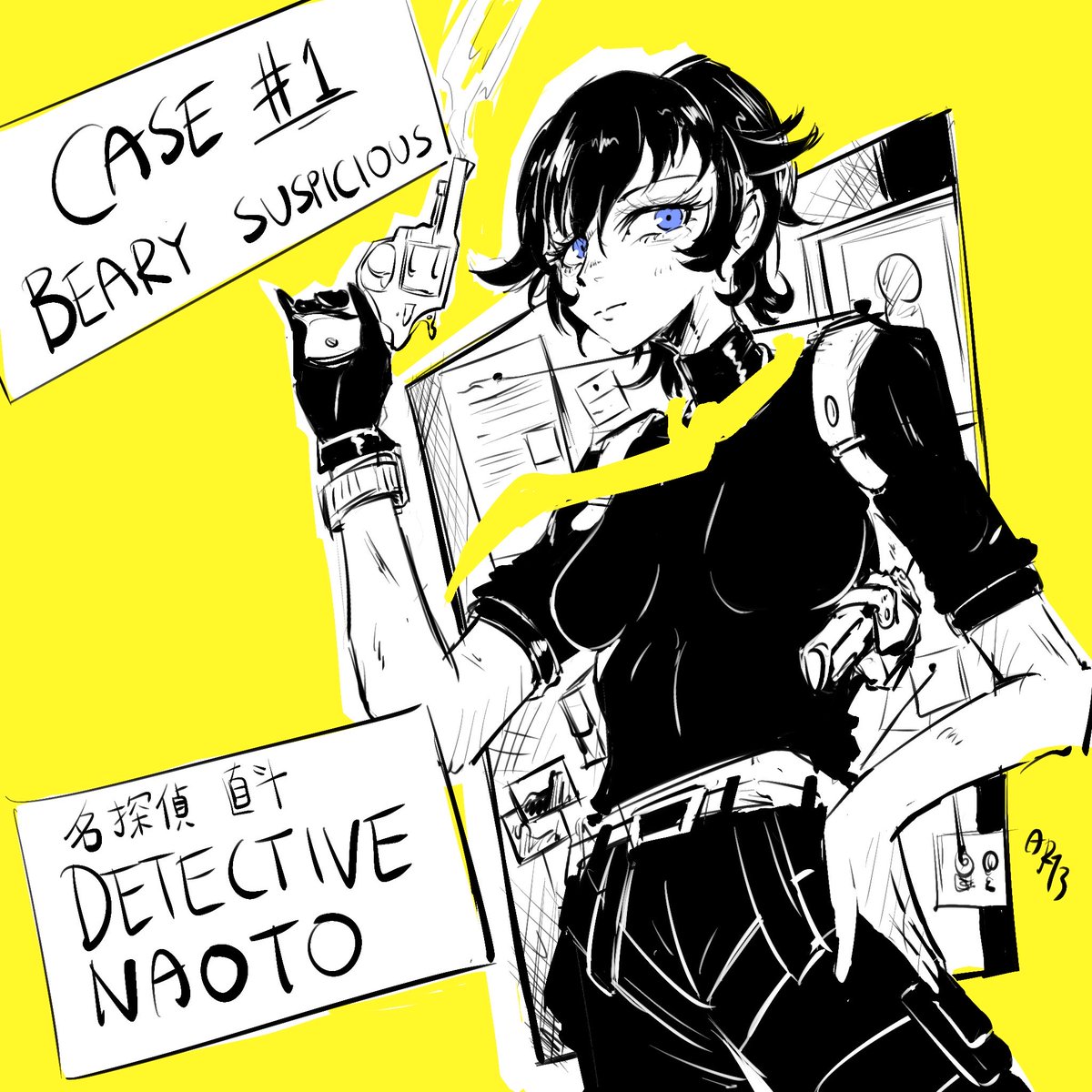 Haven't doodle naoto for a while #persona4