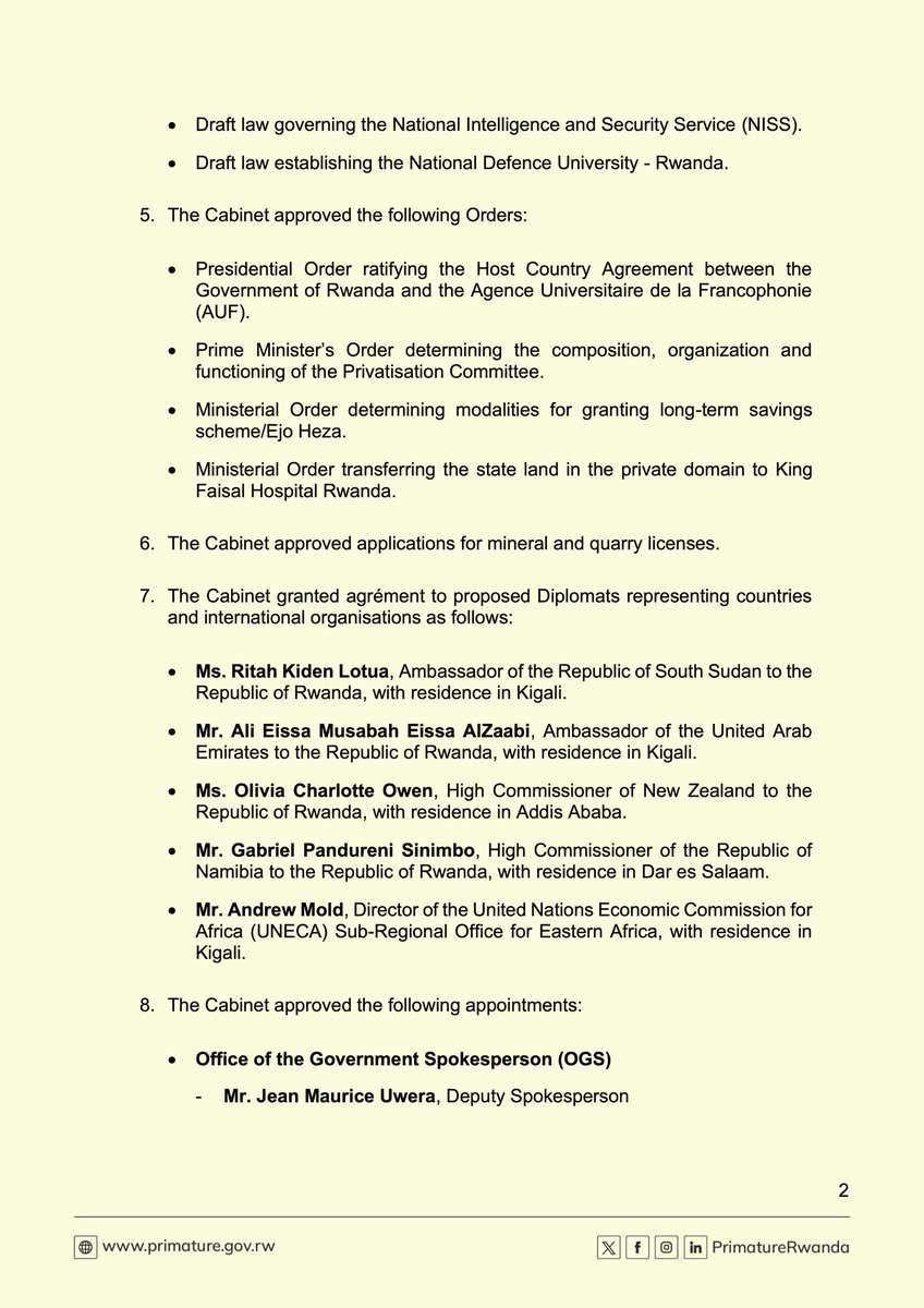 Office of the PM | Rwanda tweet media