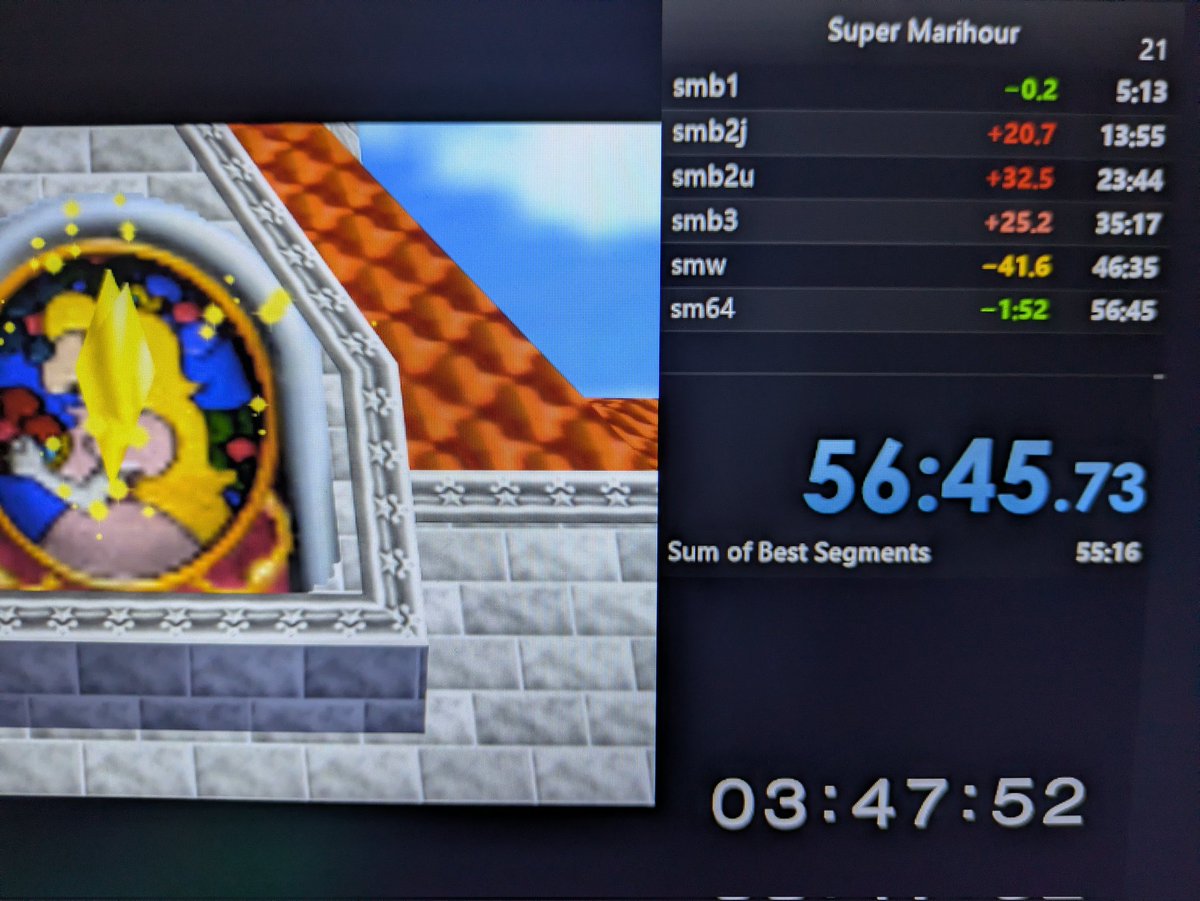 ramunesakusan's tweet image. Super Marihour更新！！！
まだ64遅いから頑張りたい！