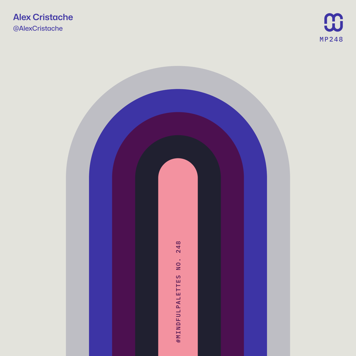 AlexCristache's tweet photo. Color stacking samples based on the #MindfulPalettes no. 248 color palette.

#DesignInspiration https://t.co/yU0BIJQuRd