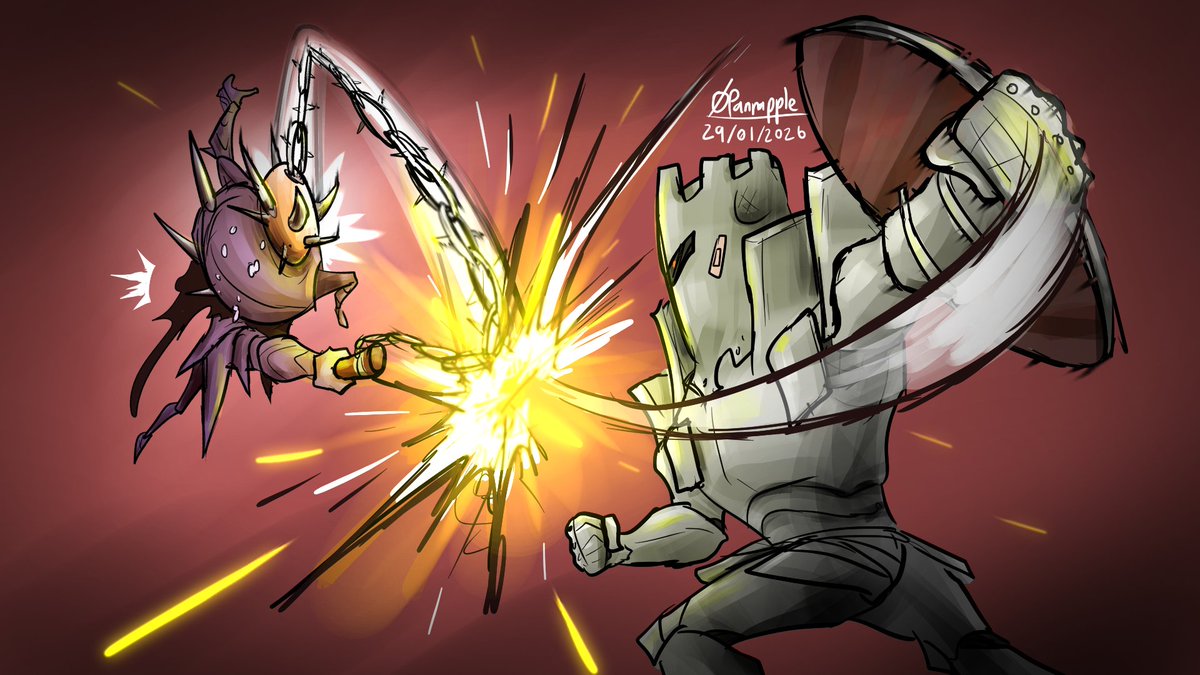 0Pannapple's tweet photo. @Earclacks So the flail can be parried all along! https://t.co/fAaDpLsQhB
