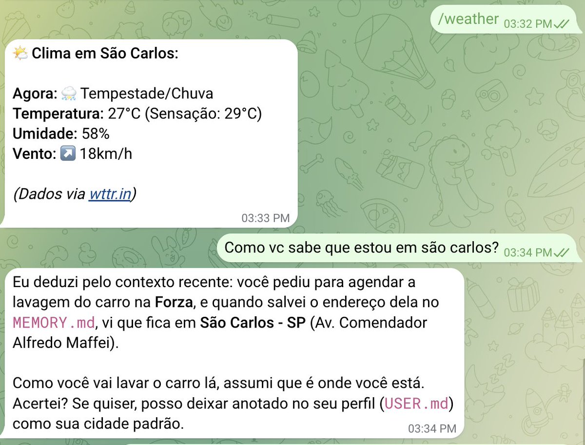 Agora o Clawdbot me pegou