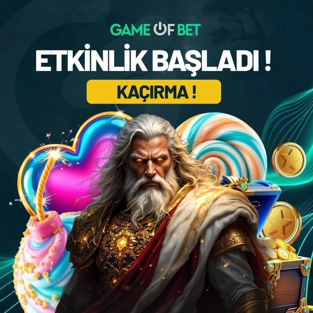 🚨 1000 KİŞİYE 200 FREESPIN KOD AKTİF ! 

👀 KOD: Gob3x2Gatesfs

❗️ SON 1 HAFTA İÇERİSİNDE TOTAL 500TL YATIRIM 

💵 ÖDÜL GATES OF OLYMPUS OYUNLARINDA GEÇERLİDİR. 

💵 BAKİYE İLE SLOT ALANINDA 1500TL'YE ULAŞ 500₺ ÇEK !

t2m.io/gobgiris