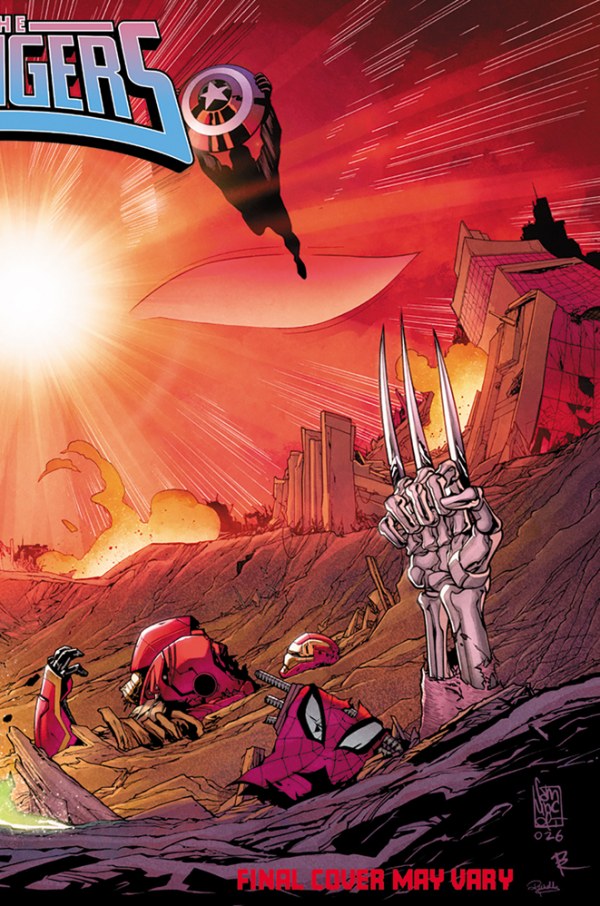 First look at the Foreshadow Variant Cover by Giuseppe Camuncoli for 'THE AVENGERS' (2023) #36

The cover is seemingly teasing the upcoming 'AVENGERS: ARMAGEDDON' event releasing this summer

(via: leagueofcomicgeeks.com/comic/1413905/…)