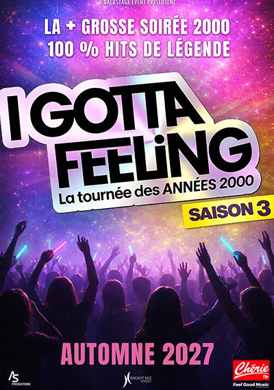 Yeah... 🥰
Rendez-vous pour la saison 3 de I Gotta Feeling - La Tournée au Grand Hall de Tours le 5 novembre 2027 🎤
Ouverture de la billetterie demain à 10h00 😉