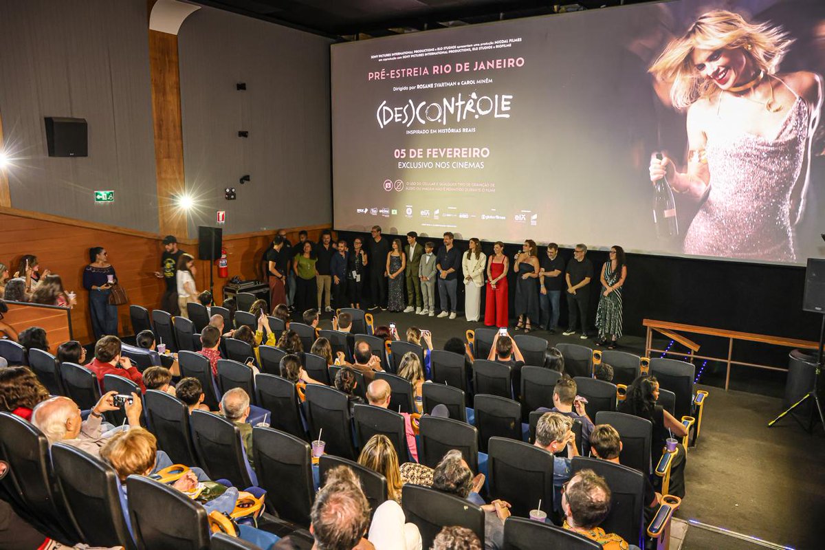 SonyPicturesBr's tweet image. Ontem o Rio de Janeiro viveu uma noite memorável com a pré-estreia de (Des)Controle. Uma noite intensa, cheia de emoção e gratidão.

5 de fevereiro exclusivamente nos cinemas. Garanta ja seu ingresso no link da bio.