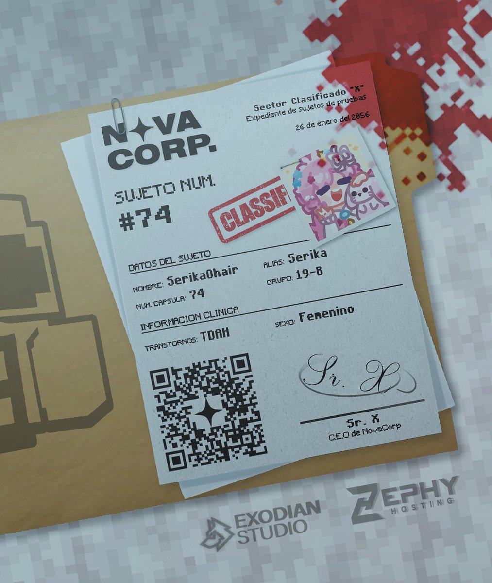 BIENVENIDO AL SECTOR X     

 Sujeto Num.  
 #74 <a href="/SerikaOHair/">Serika O'Hair 🎤🌸 | セリカ・オヘア</a> 

En esta serie no tendrás que craftear cuencos 😜