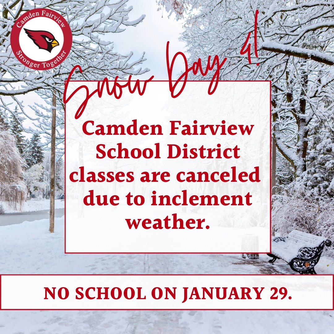 CFSD Classes Canceled - Thursday, January 29 psqr.io/c4WSYl-ANO via <a href="/ParentSquare/">ParentSquare</a>