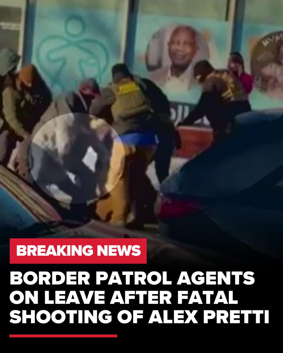 kare11's tweet photo. BREAKING | The Department of Homeland Security has placed multiple agents on leave due to their involvement in the fatal shooting of Alex Pretti -> https://t.co/T96TpyAPpN https://t.co/ocrFAFmCDs