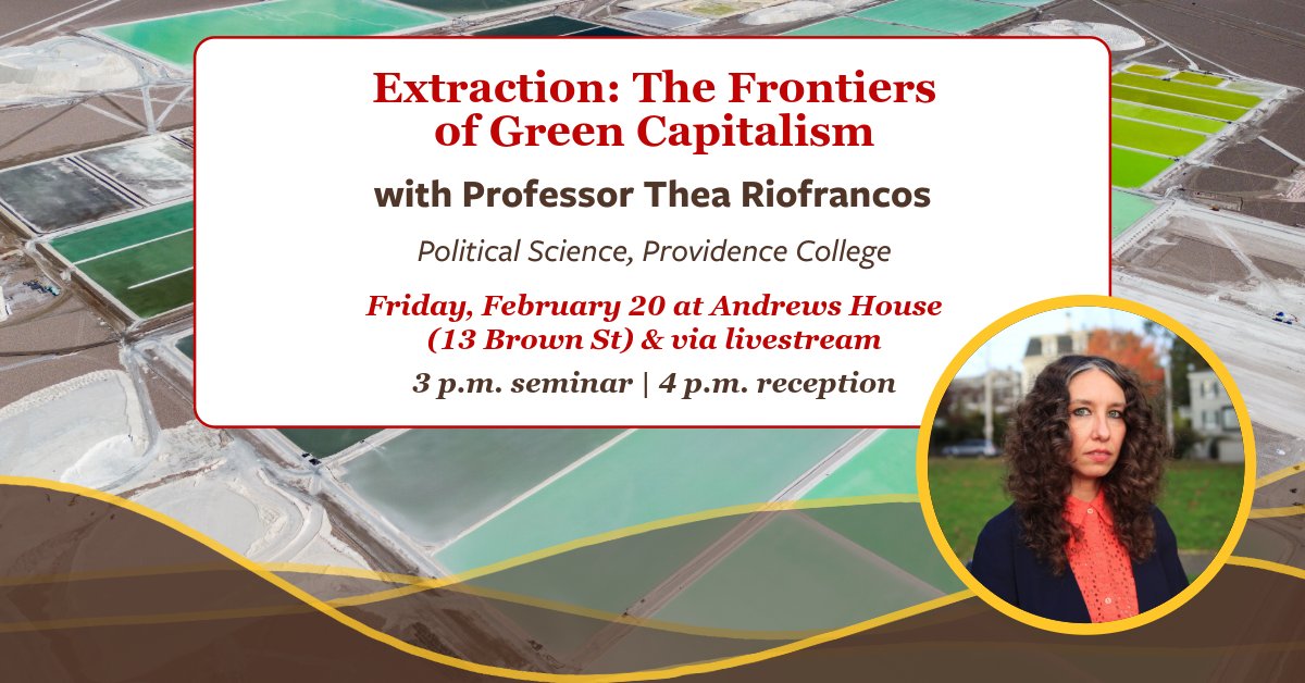 IBES: Institute at Brown for Environment & Society tweet media