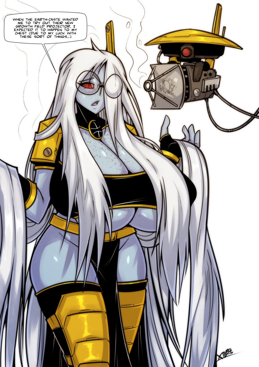 SexualYeti's tweet image. O'Pai hit with an expansion ray.
(O'Pai belongs to @Aquaterrius)