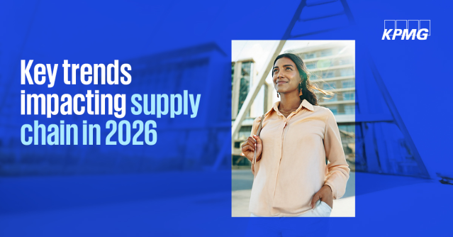 mppolo9's tweet photo. How will the supply chain look different in 2026? Leading operations will move beyond focusing on resilience and toward focusing on delivering “total value.” The new KPMG article, “Key Trends Impacting Supply Chains in 2026,” offers six insights how. https://t.co/YQ5WOwTT7i https://t.co/Tp3NZHWgCs