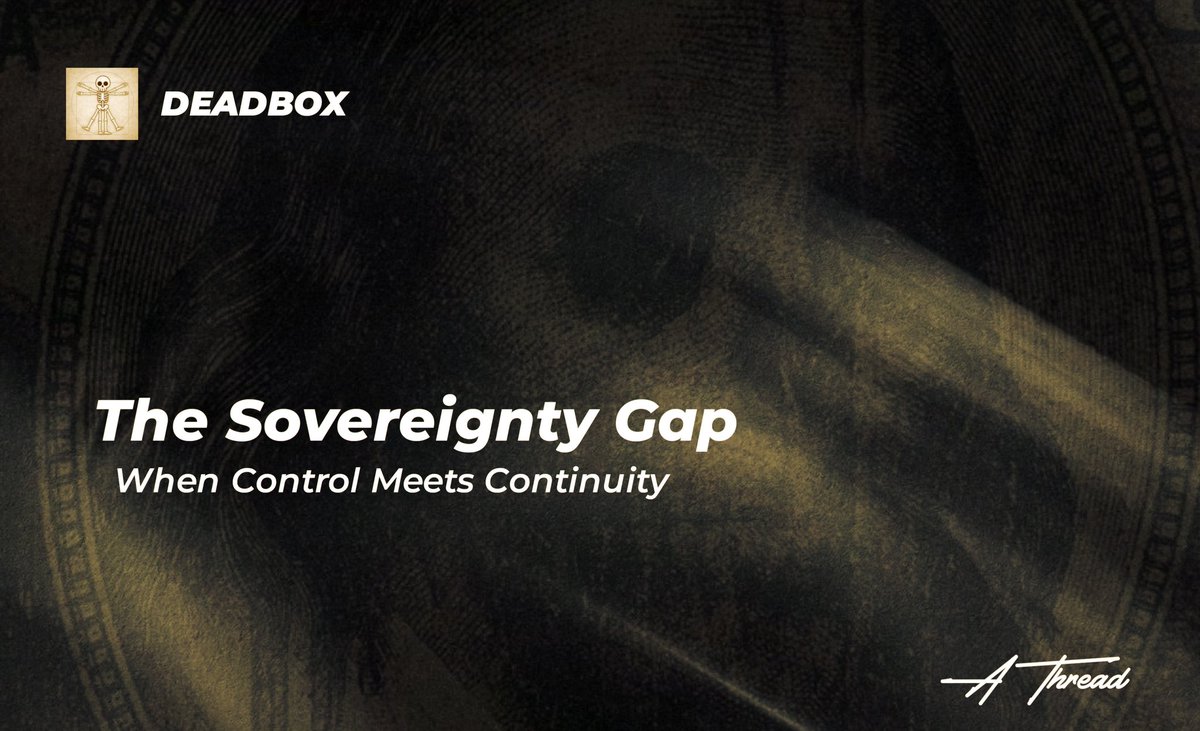 The more time I spend in Web3, the clearer one thing becomes: money is only loyal to those who control it.
Web3 built sovereignty, but overlooked a human truth: value needs continuity.
What happens to your digital assets if you’re not here to manage them? Idle capital. 👇