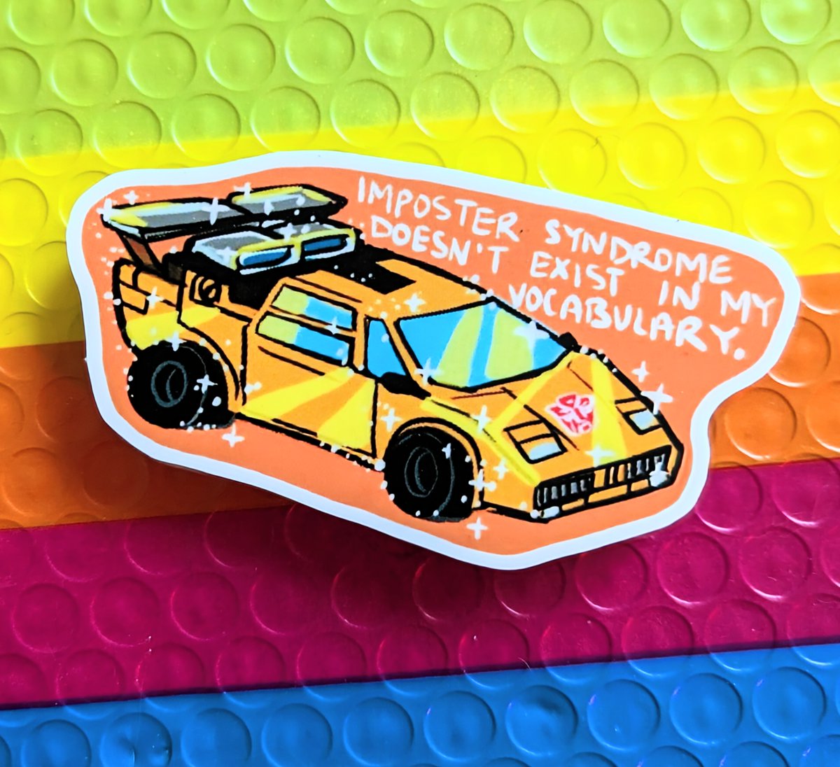 "Imposter syndrome doesn't exist in my vocabulary".
#transformers