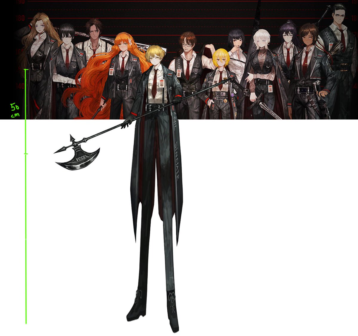yuevander's tweet photo. I don't this ppl realized yet how WRONG the OFFICIAL BANNER PICTURE OF LIMBUS COMPANY TWT ACC IS. 

....so I visualized it. 
for a reference- rodya's torso + head is 40cms, and the rest of this 180+ cm tall woman is just legs for days. https://t.co/CaWl2jwz8z