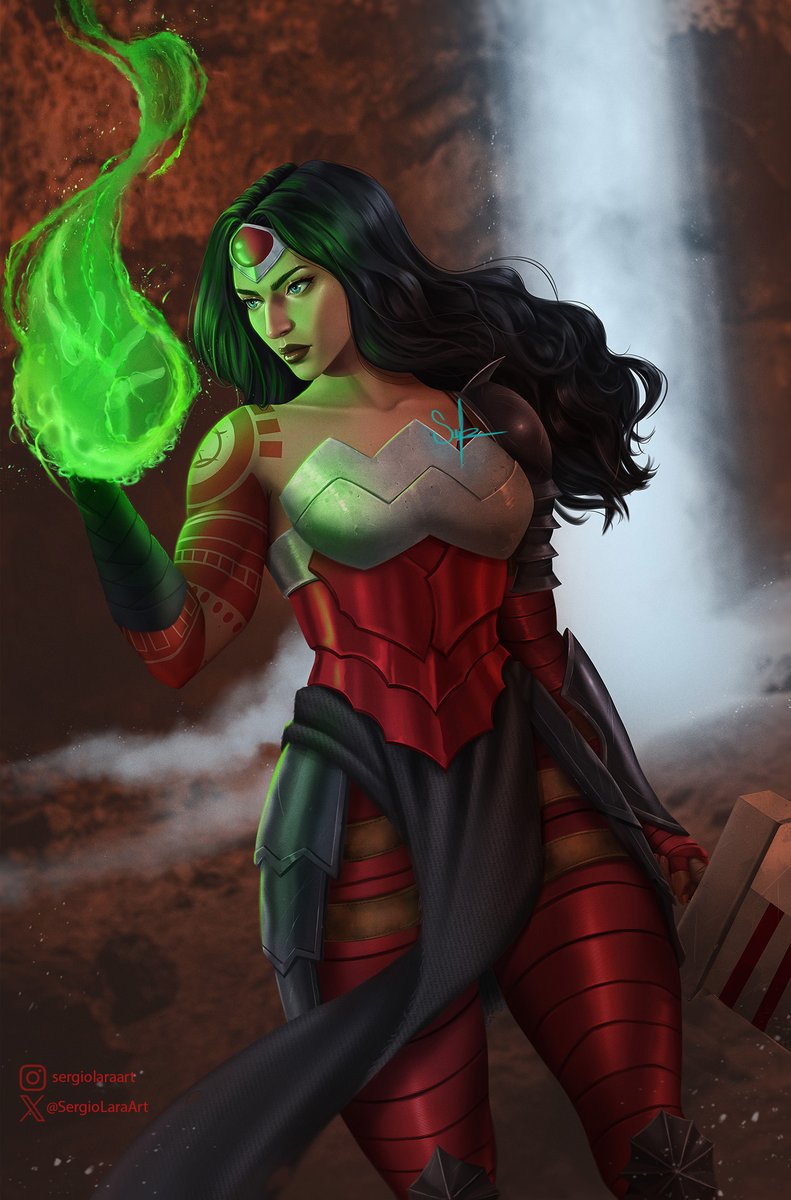 Absolute Wonder Woman fan art by me
#AbsoluteWonderWoman