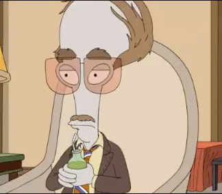 Pete Pendleman: Concrete Man Out of Sheboygan from "Fart-break Hotel" #AmericanDad