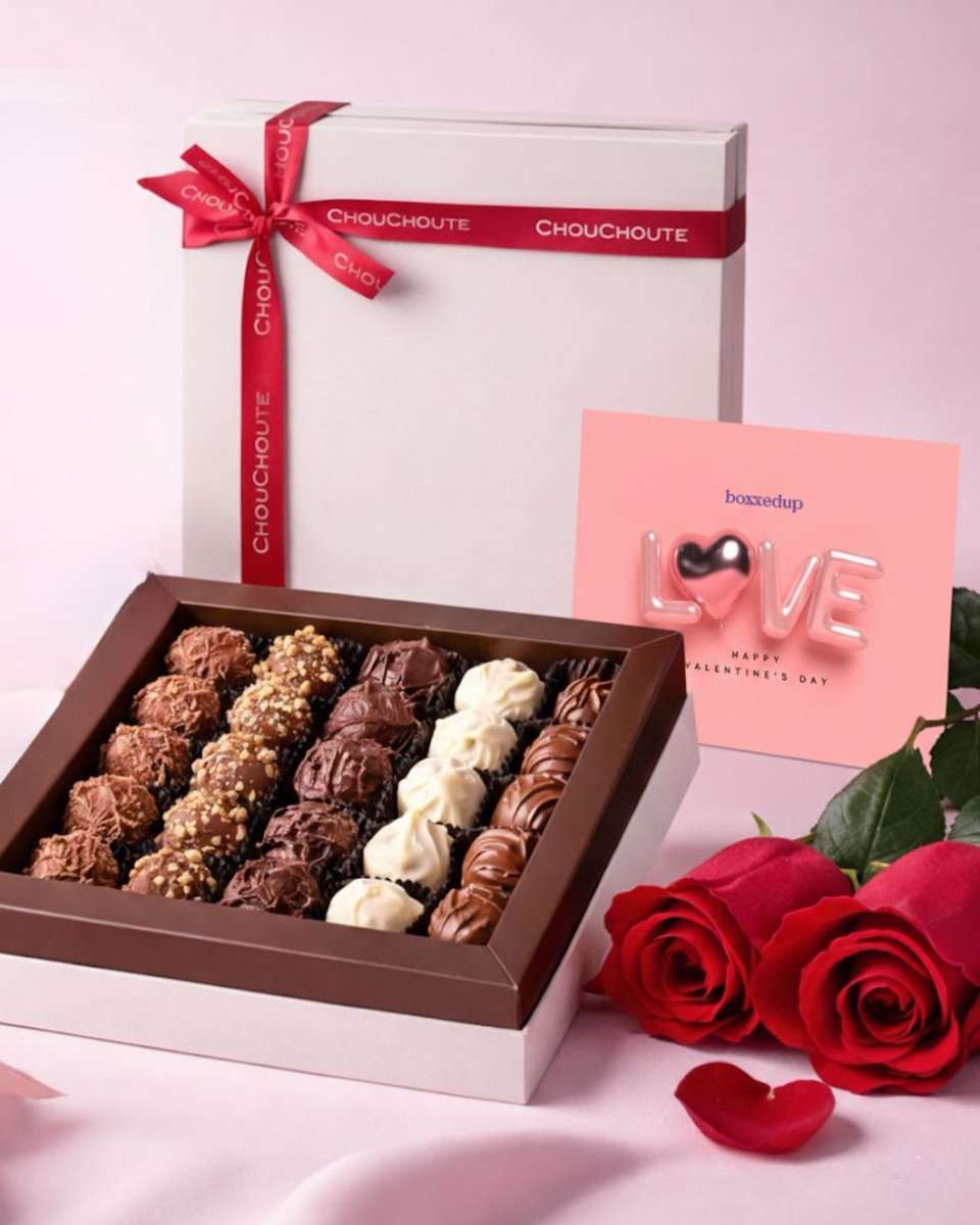 CorpChocs's tweet photo. When only the best will do.
Our Prestige 25 Truffle Chocolates Assortment is handmade luxury truffles, designed to impress from the first glance.
💝 Luxury chocolate, done properly.
✨ Personalise your Valentine’s card at checkout.
Order now!
https://t.co/f9vApeeAFd https://t.co/nwfXjVQPZR