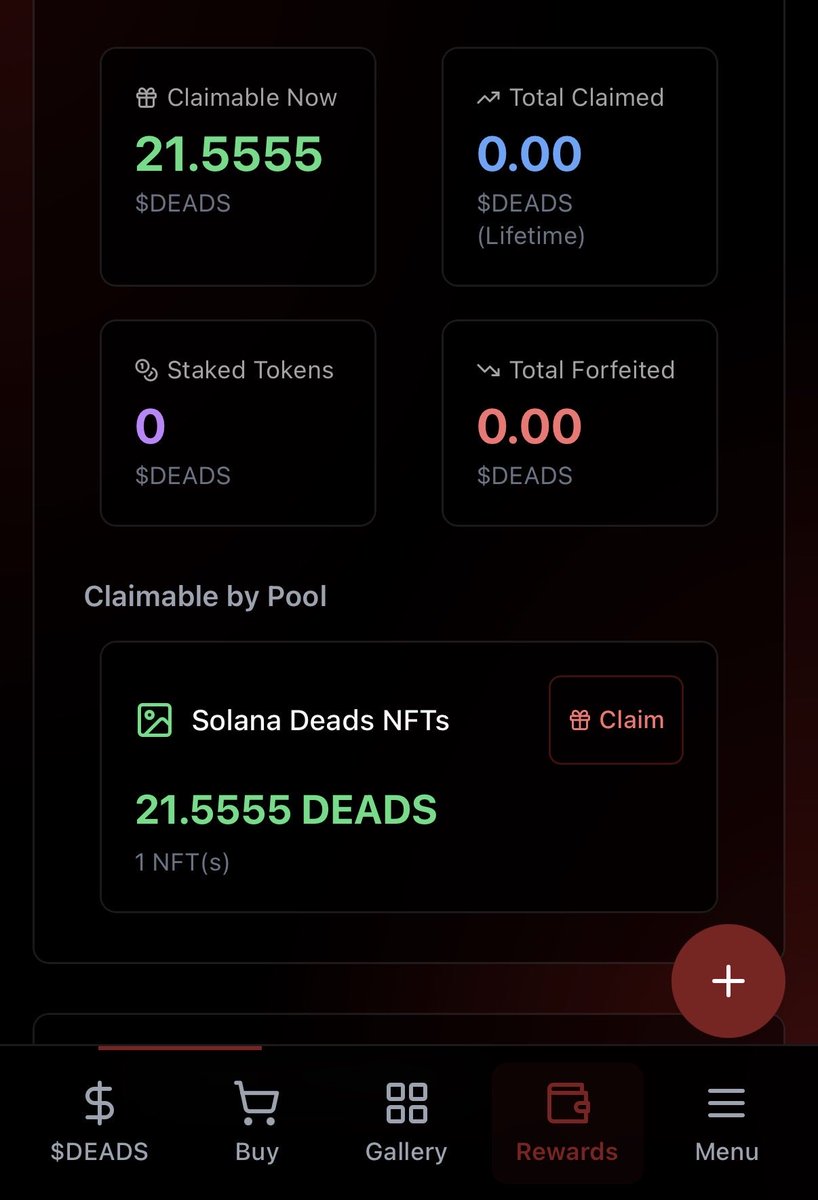 HLMoonIt's tweet image. Utility. Utility. Utility. 

That’s what a majority of people want when they buy NFTs. 

Last night I minted a @SOLANADEADS and immediately staked it through their console. 

It has already earned me 21.55 $DEADS after less than 24 hours. 

I then purchased some $DEADS through my…
