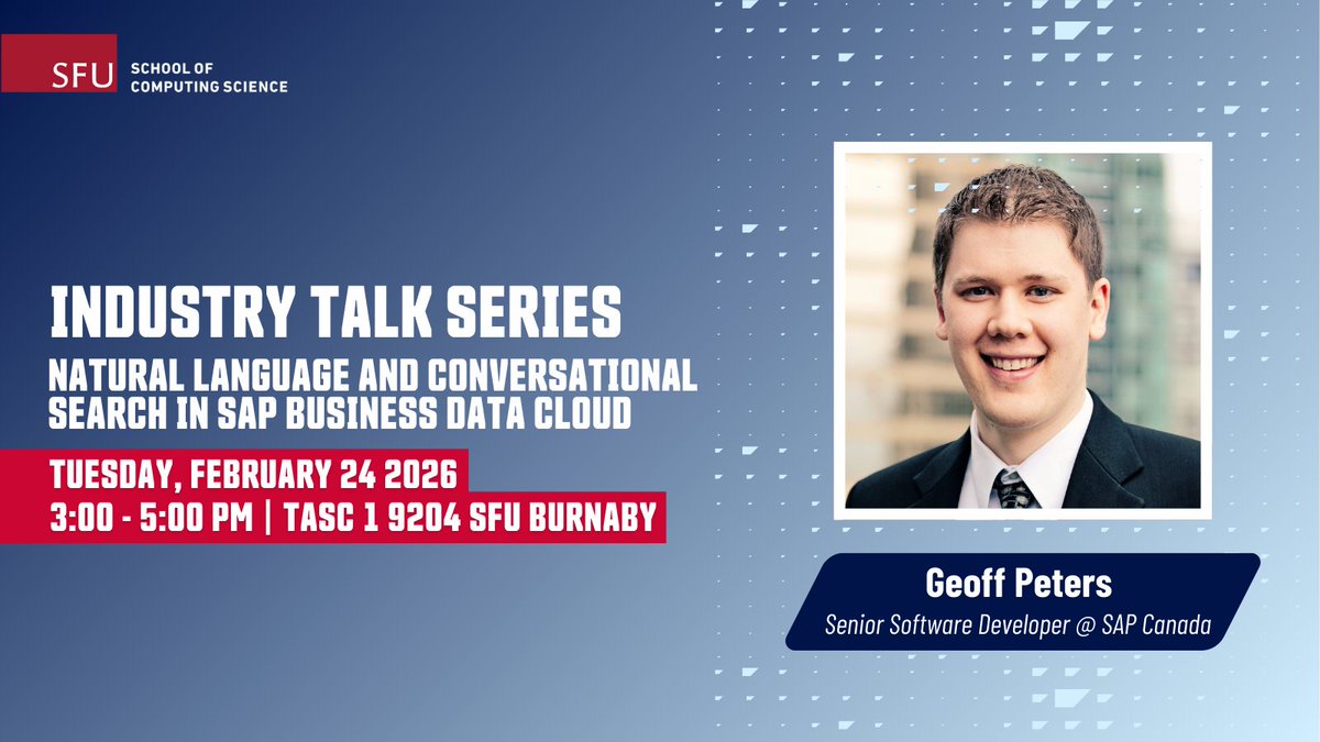 SFU School of Computing Science tweet media