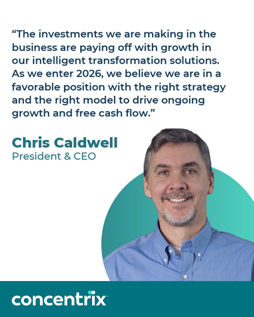 RESULTS ARE IN! CNX President and CEO, Chris Caldwell: “We recently announced our FY25 financial results. The investments we’ve made in the business are fueling growth in our intelligent transformation solutions for clients and their customers.” cnx.li/HWYrM