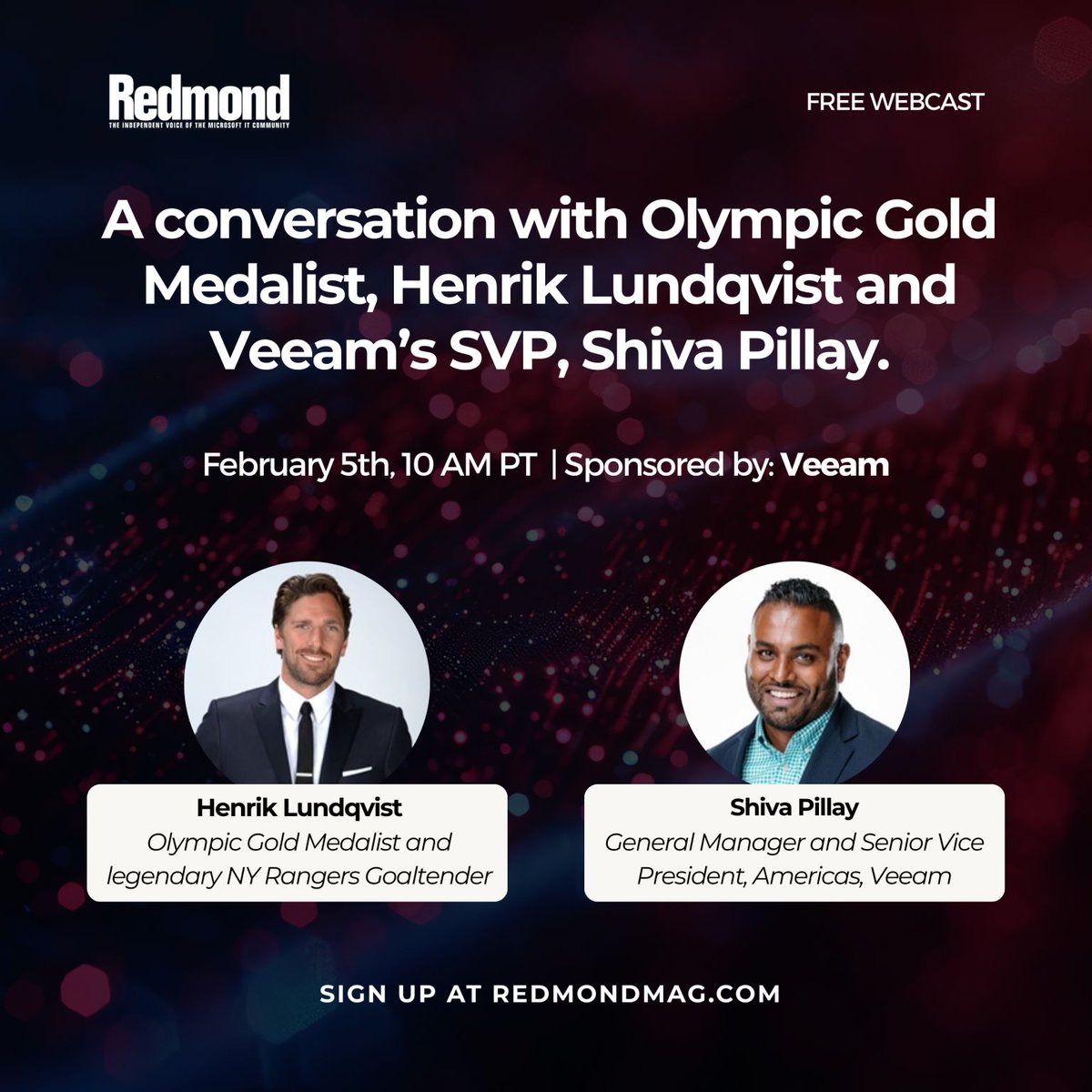 RedmondIT's tweet image. Olympic resilience, meet data resilience.

Join us, sponsor @Veeam, and a panel of speakers for this FREE webcast where they explore the parallels between achieving Olympic greatness and building real data resilience.

Register now: redmondmag.com/webcasts/2026/…

#DataResilience