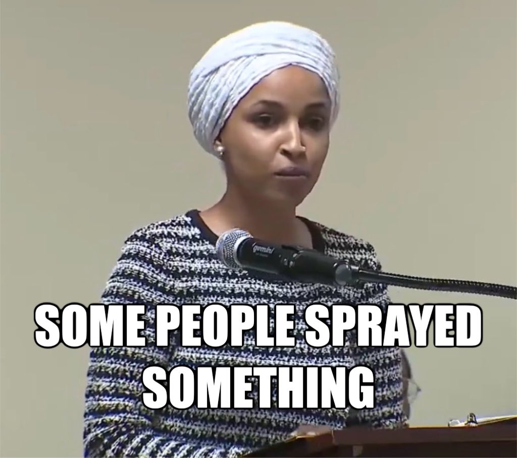 What are your thoughts on the  Omar spraying last eve🤔
<a href="/TheRicanMemes/">Politi_Rican 🇵🇷 𝕏 🇺🇸</a>