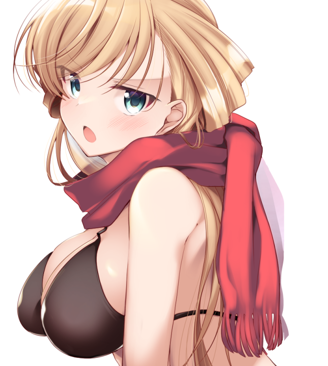 「【再掲】寒いのでビキニマフラー置いておきますね… アニメ公式」|あららぎ💌夏コミ日曜/西め38ab✨一式さん5巻発売中🌟のイラスト
