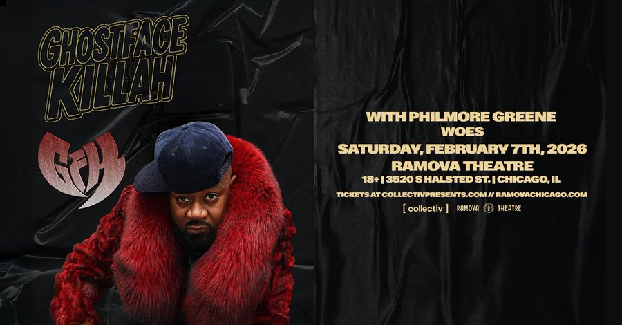 Ghostfact Killah hits the Ramova Theatre on February 7th, alongside Philmore Greene &amp; Woes...

Today I'm giving away TWO FREE TICKETS

To win you simply repost this and I will choose a winner. You must be following me so I can DM

tixr.com/groups/ramovat…