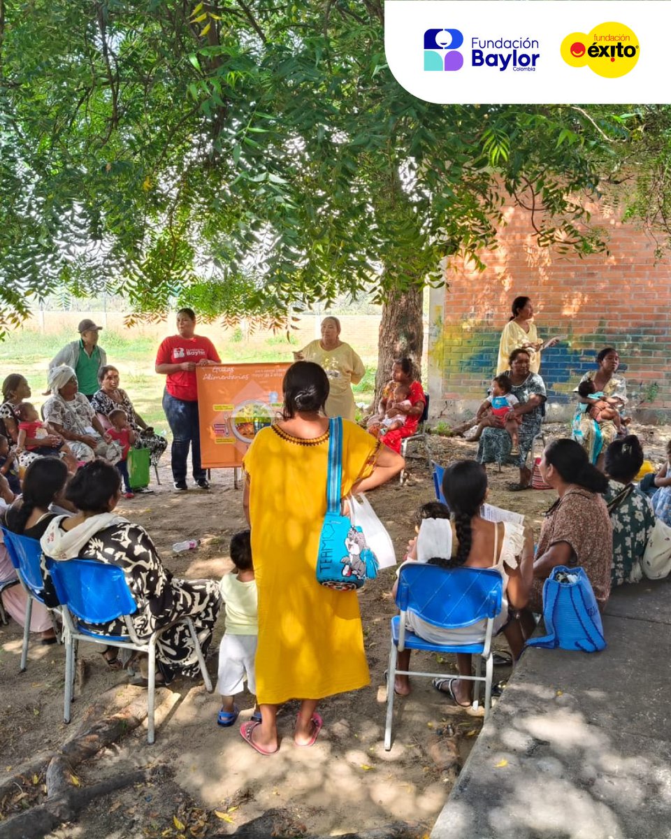 Iniciamos un nuevo año reafirmando nuestro compromiso con la nutrición, salud y bienestar de las familias.
De la mano de <a href="/Fundacion_Exito/">Fundación Éxito</a> fortalecemos la educación nutricional y promoción de lactancia materna como base para un inicio de vida saludable
#ConLasGoticasNutrimosVidas