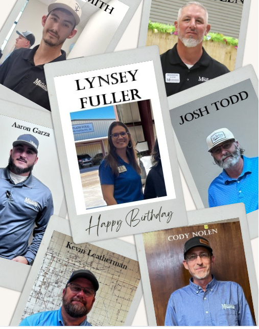 Join us in celebrating these amazing Mid-Plains team members!

HAPPY BIRTHDAY: 
Josh Todd
Cody Nolen
Brandon Glenn
Lynsey Fuller
Gavin Smith

ANNIVERSARIES: 
Kevin Leatherman – 12 Years
Aaron Garza – 6 Years

Thank you for being part of our Mid-Plains family!