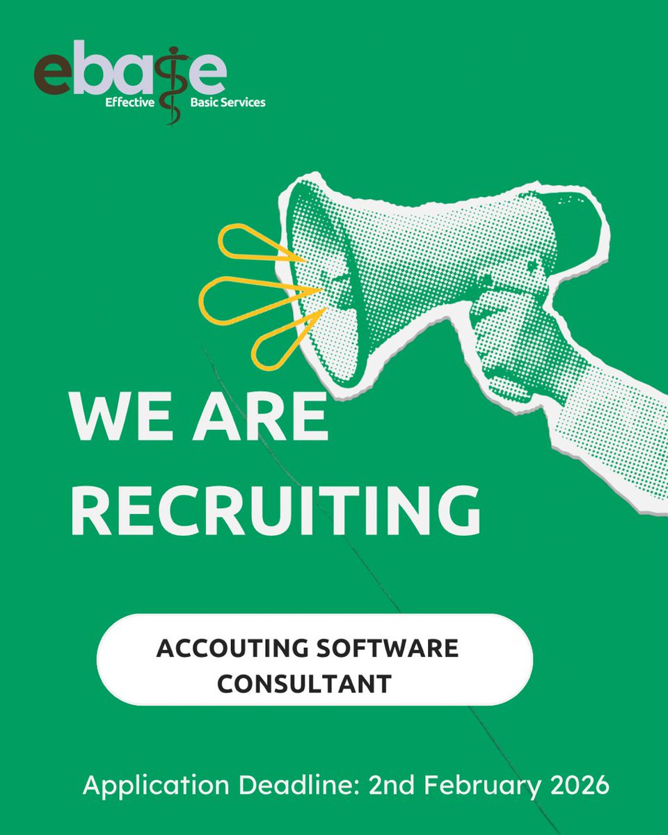 📢 CALL FOR TENDERS

We are inviting qualified consultants to implement an Integrated Accounting System to strengthen financial reporting, internal controls, and compliance.

Apply by Feb 2, 2026 | 1:00PM

Read more here and apply: tinyurl.com/bujfknkd

<a href="/Africa_evidence/">AEN</a>