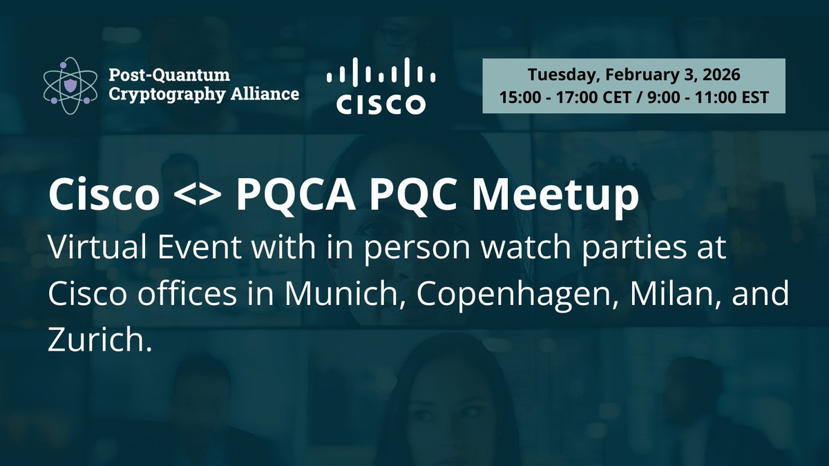 Post-Quantum Cryptography Alliance tweet media