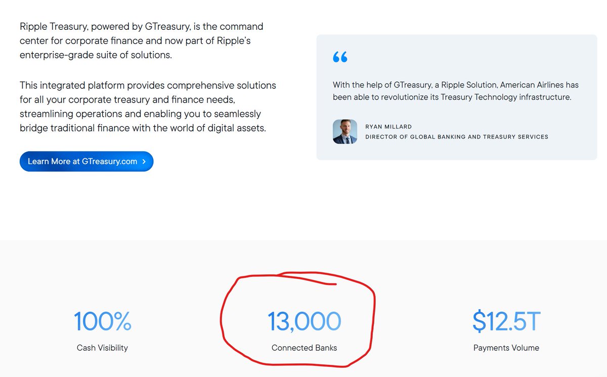 wait so ripple purchased gtreasury for $1b and got access to 13,000 banks?

sounds like a good deal for XRP to me