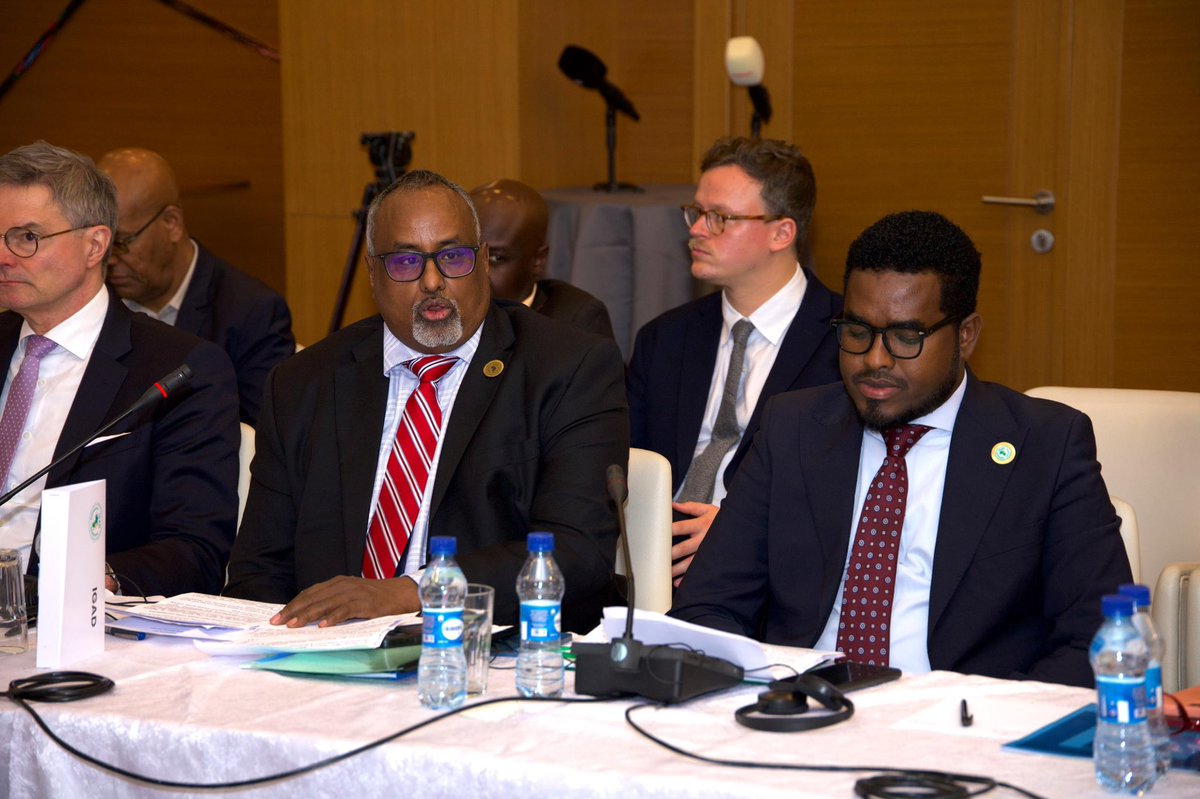 BihiEgeh's tweet photo. It was an honour to Chair the historic first ever Horn of Africa Initiative ministerial meeting in Mogadishu, #Somalia today. The 27th Ministerial meeting was attended by 
 Initiative members and our valuable Development Partners and focused on energy access and investments. Energy is catalytic for sustainable development in our country and across the Horn of Africa. This meeting also demonstrates Somalia’s progress as a nation as we are once again leading on the regional and international stage.