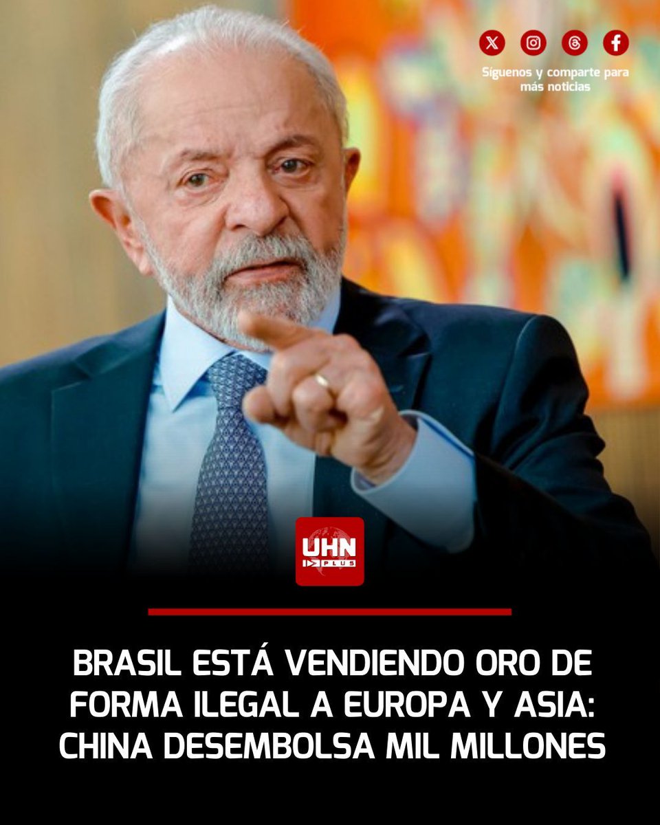UHN_Plus's tweet image. 🇧🇷‼️ | Un informe de la BBC reveló el negocio oculto que existe en Brasil y que es avalado por las autoridades de turno: el oro ilegal. "El oro extraído de otras zonas del país se envía a Roraima, y el estado funciona como punto de tránsito para Europa y Asia", detalló el…