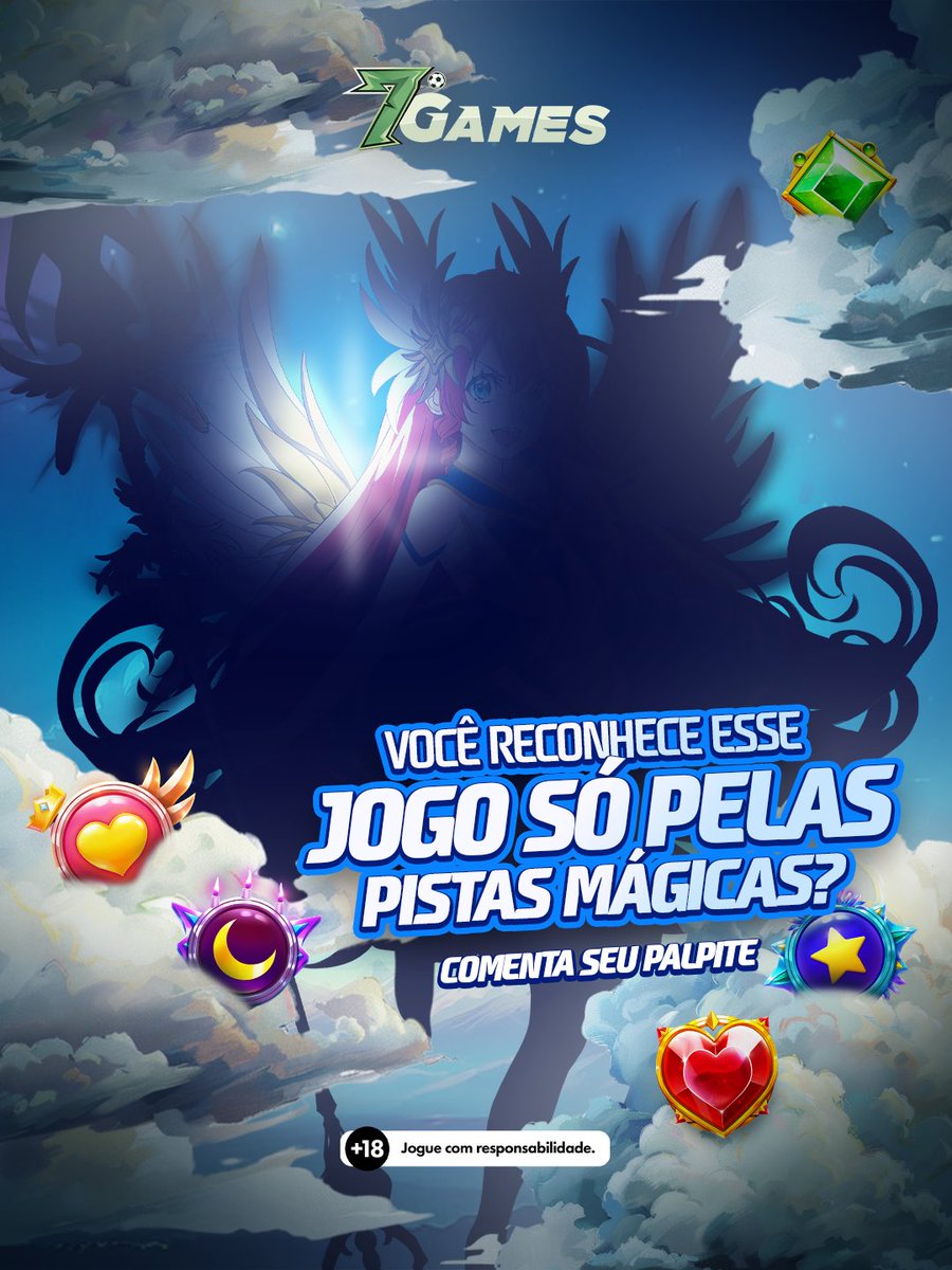 7gamesbet's tweet image. ✨ Desafio para quem ama jogos de fantasia
Estrelas coloridas, raios de luz e muita magia no ar…
Será que você consegue adivinhar o nome desse jogo só pelas pistas?
💬 Deixe seu palpite nos comentários.
👀 Vamos ver quem acerta de primeira.
#7Games #jogoresponsável🔞