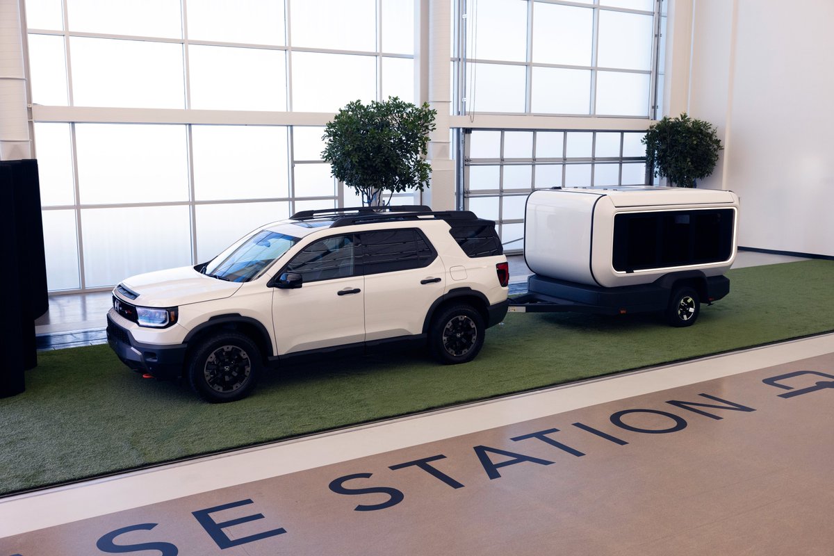 TMBCollier's tweet photo. Let’s be honest—when most of us picture camping, it sounds dreamy… until you start thinking about towing, setup, kids, comfort, and whether you’re about to make things harder instead of more fun.

That’s why @Honda's  Base Station caught my attention.

https://t.co/00S9sPVY47 https://t.co/I2Cutji8BM