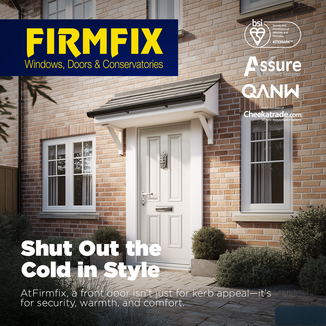🚪 Let the warmth in, keep the chill out.
Firmfix composite doors = comfort + style + savings this Jan.

📞 01684 296603 | 🌐 firmfix.co.uk