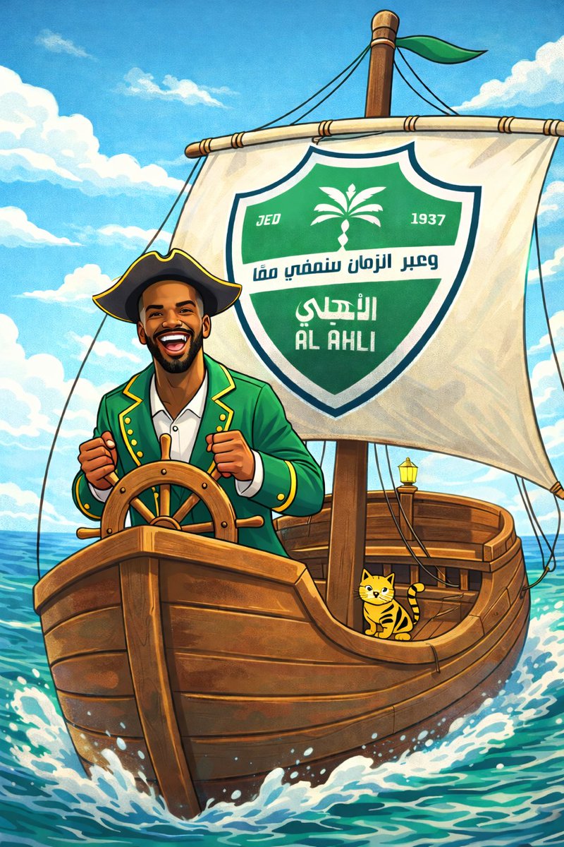 انا ربان هالمركب 🎶 ...

<a href="/ALAHLI_FC/">النادي الأهلي السعودي</a> 
<a href="/ivantoney24/">Ivan Toney</a>
#الاهلي_الاتفاق