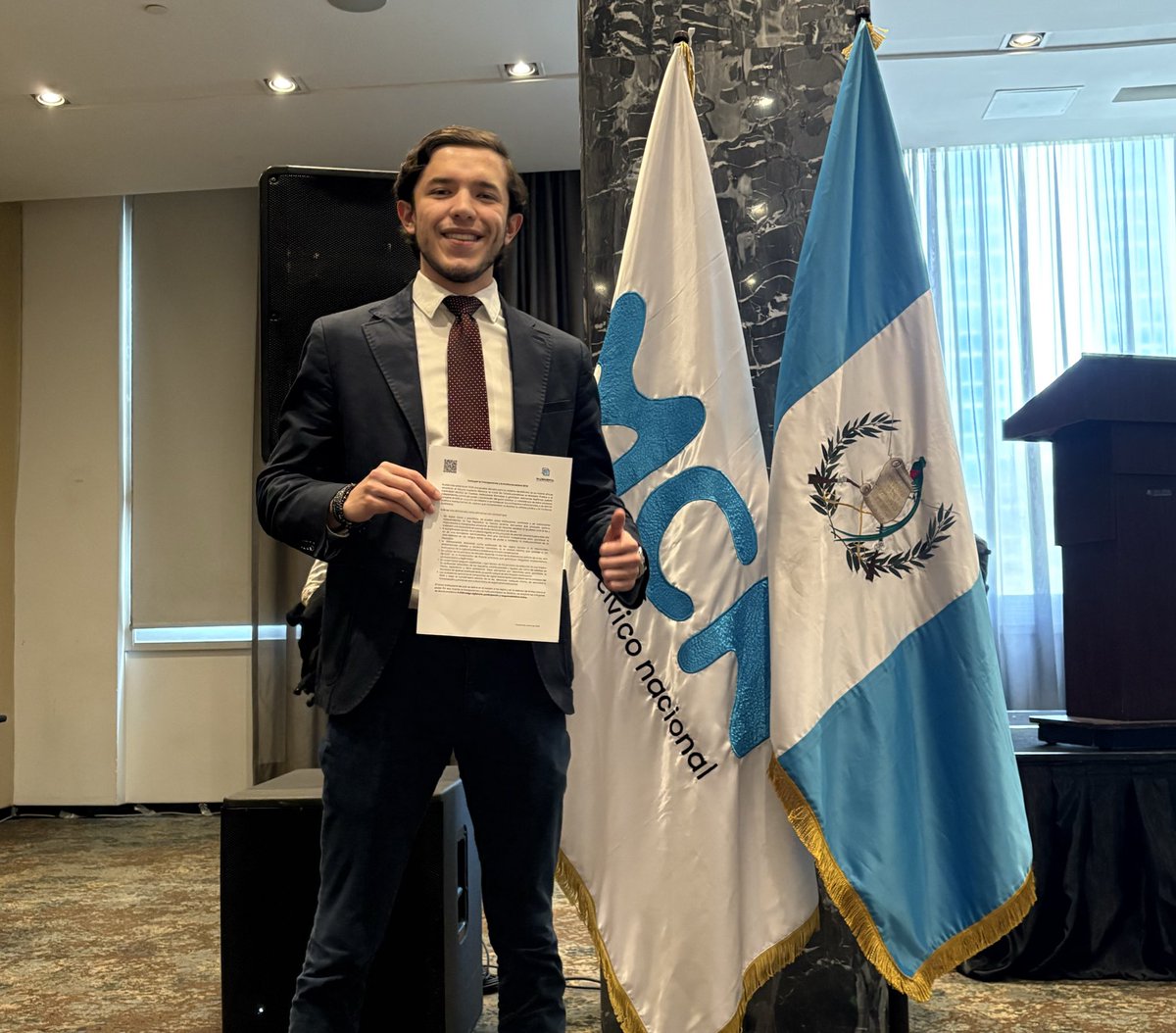 Asistí al lanzamiento de la Carta por la Transparencia y la Institucionalidad. 

La sociedad civil le recuerda a las autoridades los principios a observar para la transparencia, la Libertad y la República en los procesos actuales.

Gracias por la invitación, <a href="/MCNGuatemala/">Movimiento Cívico Nacional</a>