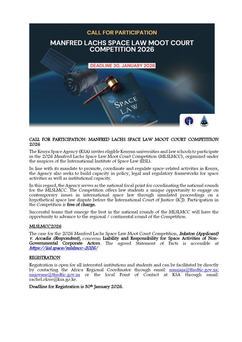 Kenya Space Agency tweet media