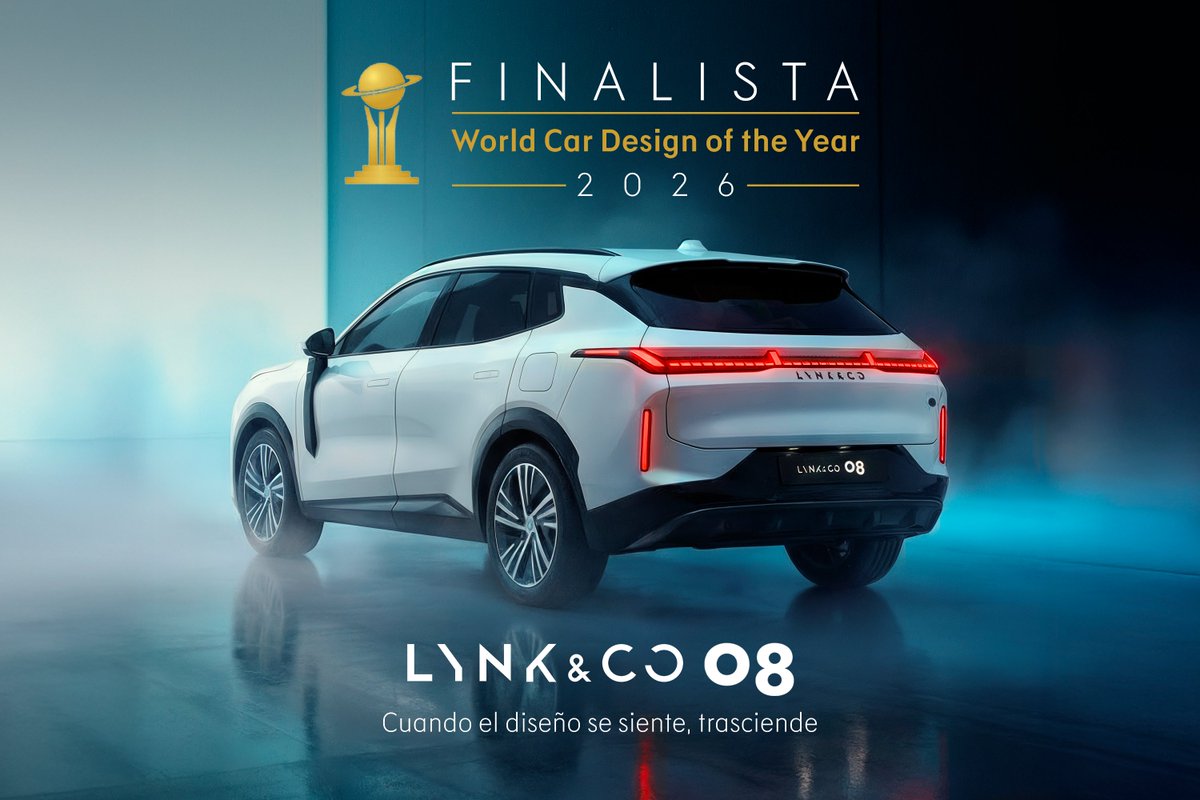 FormulaAutoFM's tweet image. Lynk &amp;amp; Co 08 es nominado a World Car Design of the Year 2026

El Lynk &amp;amp; Co 08 fue nominado al World Car Design of the Year 2026, uno de los reconocimientos más importantes de la industria automotriz a nivel global.