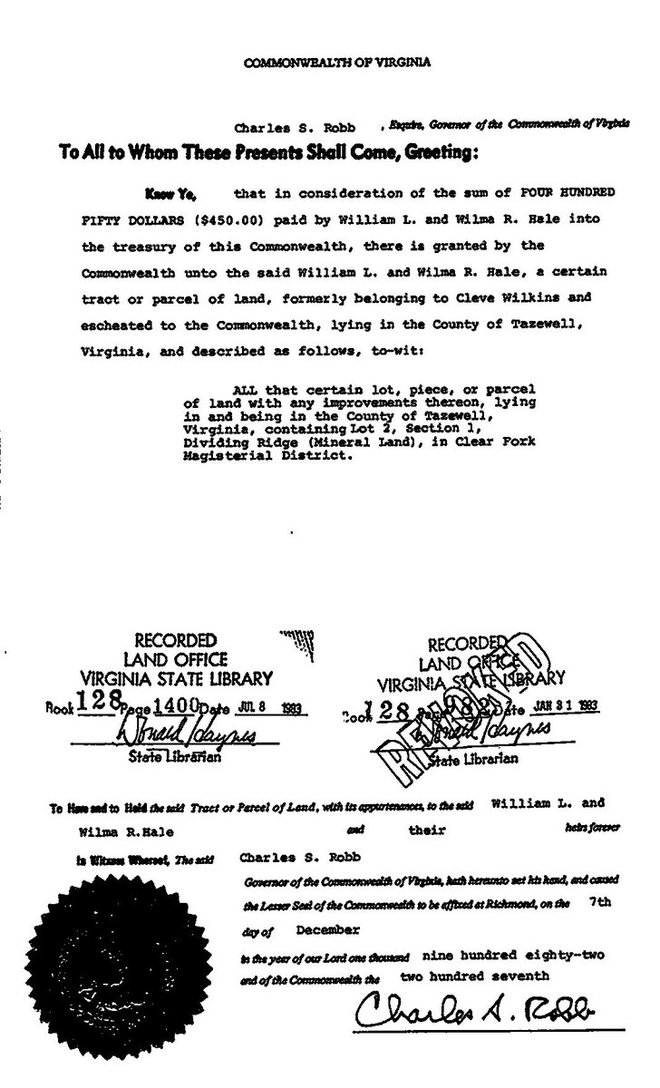 Modmother's tweet photo. @Barchart 🚨U.S. Banks sit on $337B in losses because their collateral is STOLEN.
This 1983 #HaleKlan Deed recorded on my 12th bday is Void Ab Initio; I own the #JewellHeist minerals used to hide their insolvency.
The #BledsoeGate BILL is due now! 🪃 https://t.co/Orj5Porhth