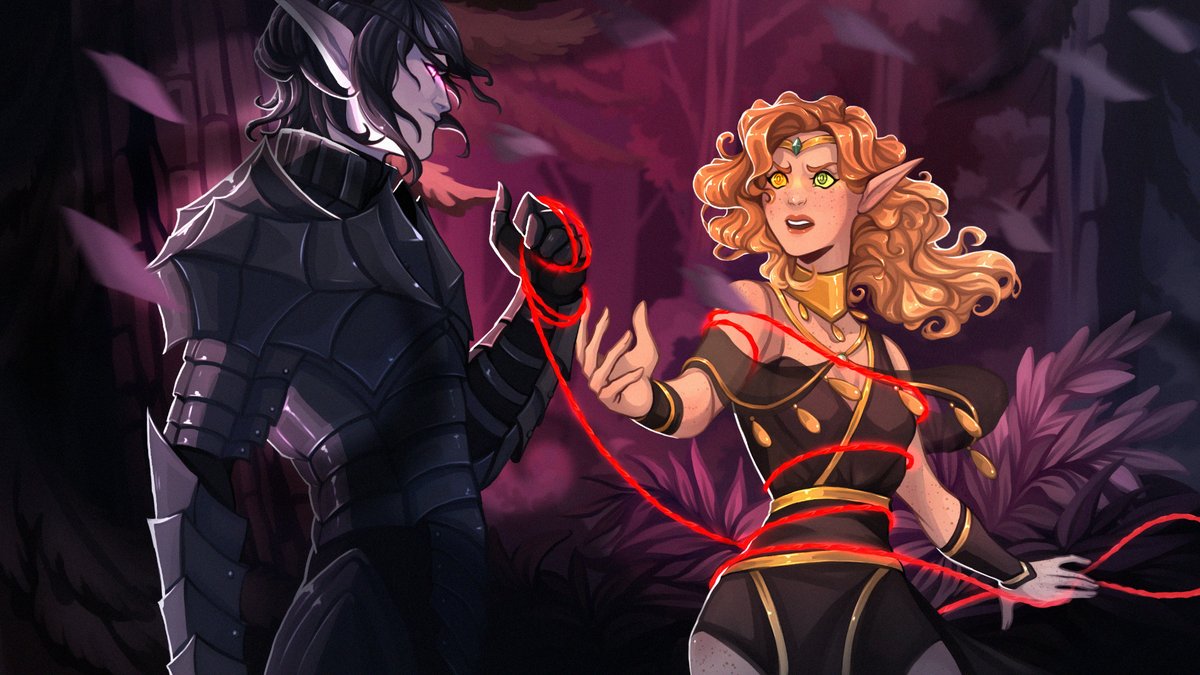 Enchanting characters for Mellitas (deviantart)
Loved the story behind the scene ♡♡♡