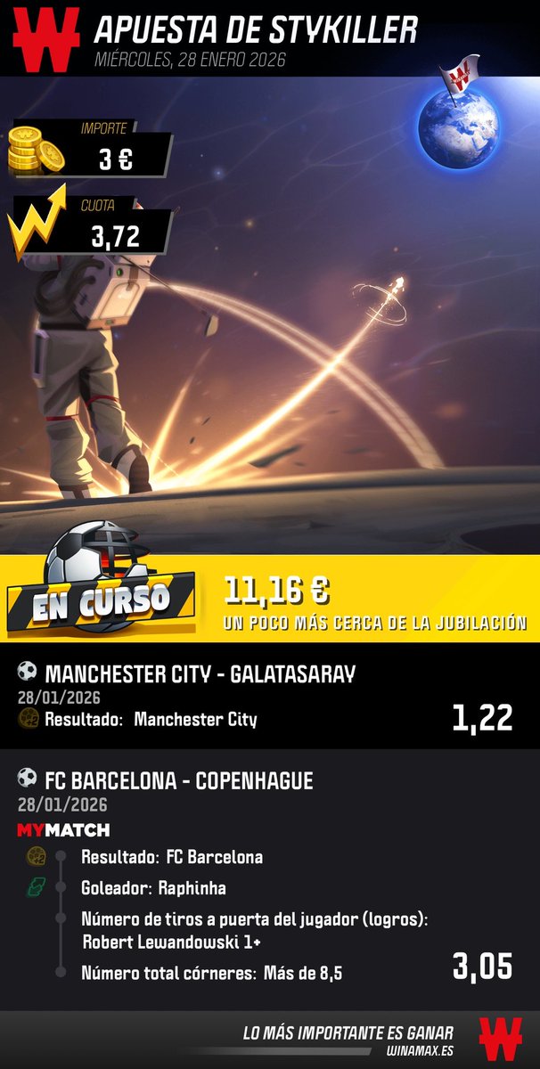 Stykiller03's tweet image. Pinta a noche histórica