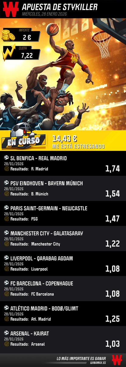 Stykiller03's tweet image. Pinta a noche histórica