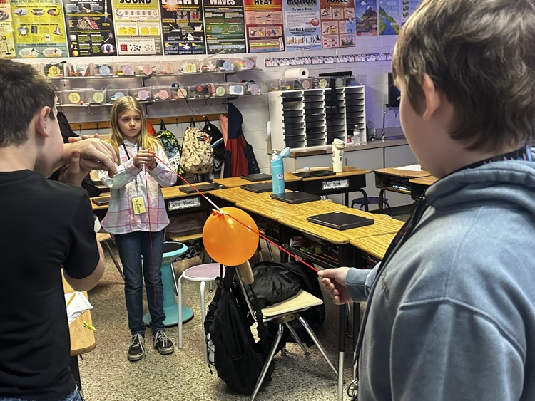 DCEsuperhornets's tweet photo. ๐ฅ Zooming into science! Mrs. McClellanโs class had a blast exploring force and motion through hands-on fun and big curiosity! #LaunchintoLearning https://t.co/fdllDpKwi4